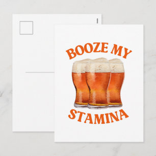 CARTES POUR FÊTES ANNUELLES BIÈRE IRLANDAISE DRÔLE