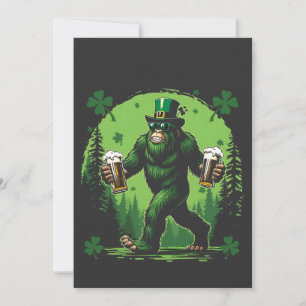 Cartes Pour Fêtes Annuelles Bière St. Patrick's Day Nourriture Sasquashe Drôle