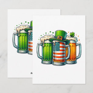 Cartes Pour Fêtes Annuelles Bières Irlandaises Irlande St Patrick Fête de la B