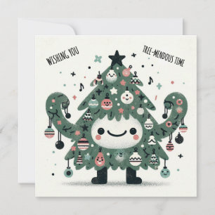 Cartes Pour Fêtes Annuelles Big Smile muscle Arbre-mendy Time