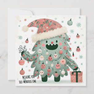 Cartes Pour Fêtes Annuelles Big Smile OK Tree Mendous Time