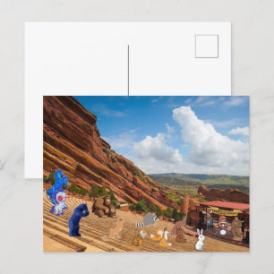 Cartes Pour Fêtes Annuelles Bigfoot de Red Rocks