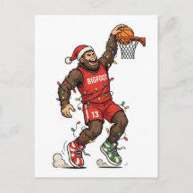 Bigfoot Sasquatch Basket Noël 2026 Vacances
