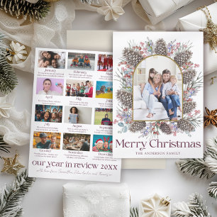 Cartes Pour Fêtes Annuelles Bilan de l'année 13 Photo & Noël Botanciel