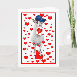 Cartes Pour Fêtes Annuelles Billy Goat Valentine Card