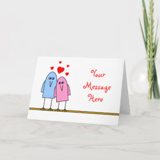 Cartes Pour Fêtes Annuelles Birdy Love