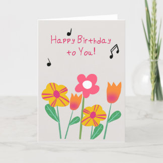 Cartes Pour Fêtes Annuelles Birthday Card