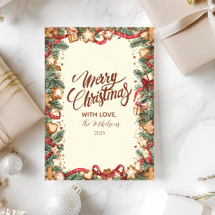 Cartes Pour Fêtes Annuelles Biscuits de fêtes de Noël