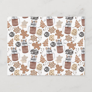 Cartes Pour Fêtes Annuelles Biscuits de Noël et gâteau de vacances de cuisson 