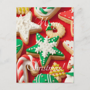 Cartes Pour Fêtes Annuelles biscuits de Noël glacés