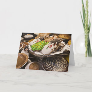 Cartes Pour Fêtes Annuelles Biscuits de Noël sur l'affichage à New York City