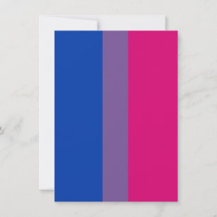 Cartes Pour Fêtes Annuelles Bisexual pride