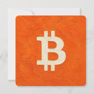 Cartes Pour Fêtes Annuelles Bitcoin Standard (Huile, Style : 4)