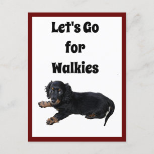 Cartes Pour Fêtes Annuelles Black Dachshund Cocker Spaniel Puppy Photographie