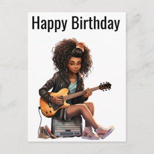 Cartes Pour Fêtes Annuelles Black Girl Magic Anniversaire Sista Melanin Femme