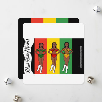 Cartes Pour Fêtes Annuelles Black History Month  Card #1