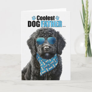 Cartes Pour Fêtes Annuelles Black Labradoodle plus frais papa jamais Fête des 