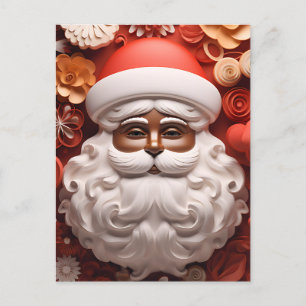 Cartes Pour Fêtes Annuelles Black Santa Claus Melanin Kris Kringle Xmas Bruh