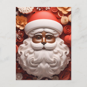 Cartes Pour Fêtes Annuelles Black Santa Claus Melanin Kris Kringle Xmas Bruh