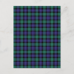 Cartes Pour Fêtes Annuelles Black Watch Scottish Tartan