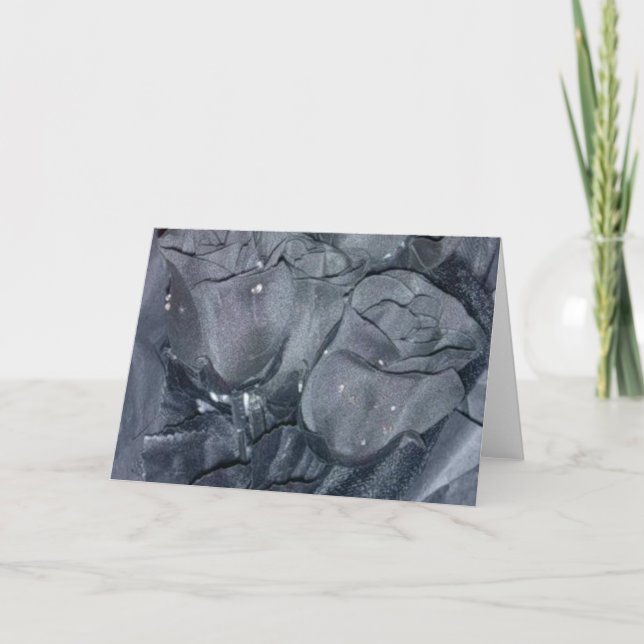 Cartes Pour Fêtes Annuelles blackrose (Devant)