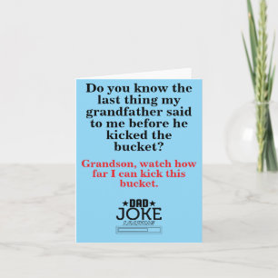 Cartes Pour Fêtes Annuelles Blague de Papa Drôle