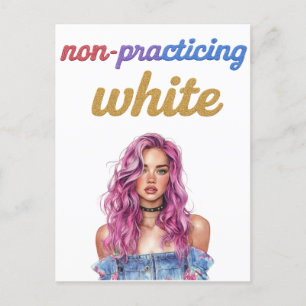 Cartes Pour Fêtes Annuelles Blanc non pratiquant