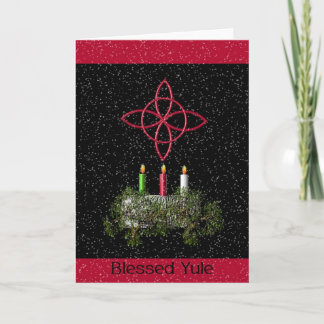 Cartes Pour Fêtes Annuelles Blessed Yule