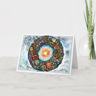 Cartes Pour Fêtes Annuelles Blessed Yule Winter Solstice