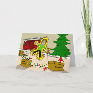 Cartes Pour Fêtes Annuelles Blessures de Noël