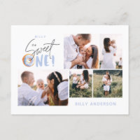 bleu doux un beignets anniversaire multi photo vac