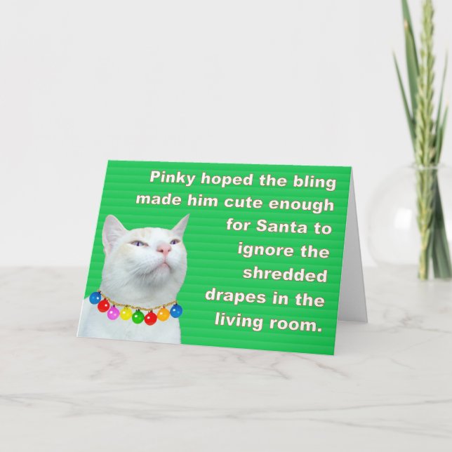 Cartes Pour Fêtes Annuelles Bling Pinky (Devant)