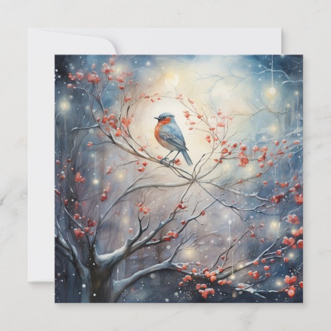 Cartes Pour Fêtes Annuelles Blissant Noël Harmonie (Devant)