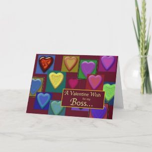 Cartes Pour Fêtes Annuelles Bloc de 3576 Valentine de patron de coeurs