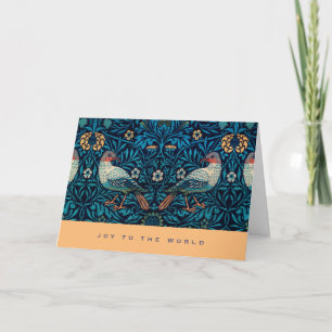 Cartes Pour Fêtes Annuelles Blue Bird William Morris Motif