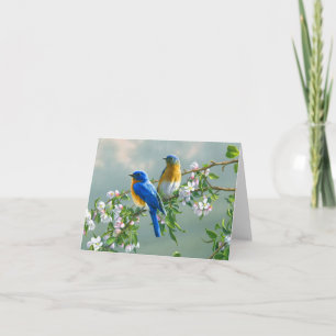 Cartes Pour Fêtes Annuelles Bluebirds