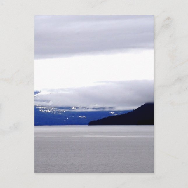 Cartes Pour Fêtes Annuelles Blues d'Alaska (Devant)