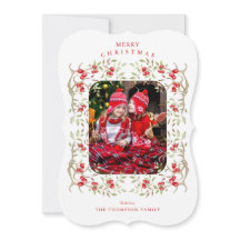 Bois rustique | Antler et Berry Wreath Photo