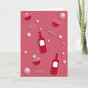 Cartes Pour Fêtes Annuelles Boissons de fête