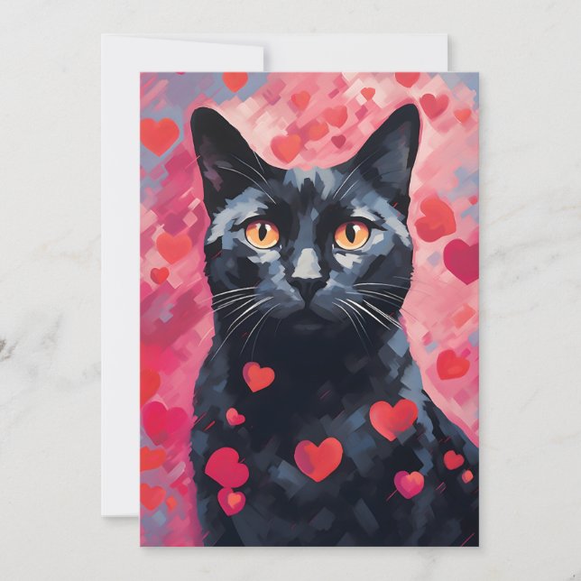 Cartes Pour Fêtes Annuelles Bombay Cat Saint-Valentin (Devant)
