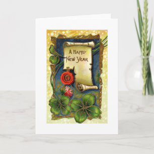 Cartes Pour Fêtes Annuelles Bon Défilement du Nouvel An