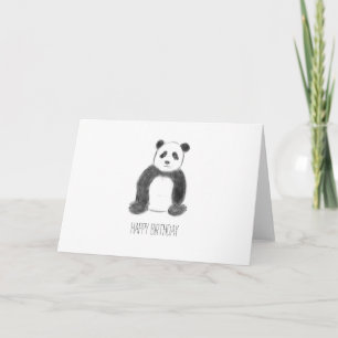 Cartes Pour Fêtes Annuelles Bon panda d'anniversaire
