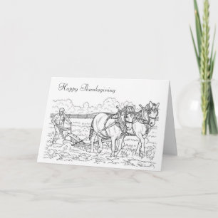 CARTES POUR FÊTES ANNUELLES BON THANKSGIVING !