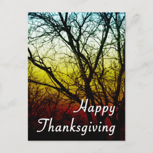 Cartes Pour Fêtes Annuelles bon thanksgiving (arbre fantôme)