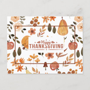 Cartes Pour Fêtes Annuelles Bon thanksgiving Belle récolte d'automne