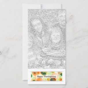 Cartes Pour Fêtes Annuelles bon thanksgiving (bokeh)
