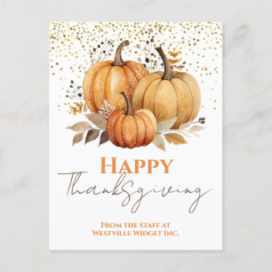 Cartes Pour Fêtes Annuelles Bon thanksgiving Citrouille