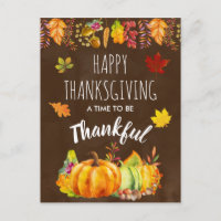 Bon thanksgiving Citrouilles et feuillage d'automn