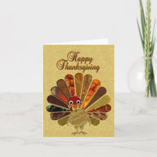 Cartes Pour Fêtes Annuelles Bon thanksgiving coloré Turquie