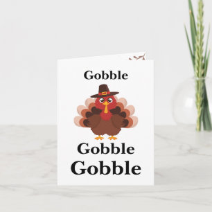 Cartes Pour Fêtes Annuelles Bon thanksgiving de galets mignon Turquie minimali